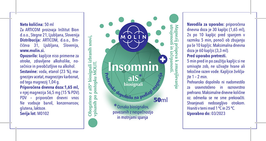 Infogen prehransko dopolnilo za kratkotrajno nespečnost in motnje spanja